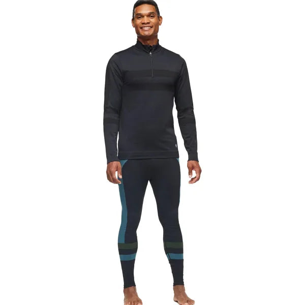 Debajo Seamless Baselayer Tight Black Stripes thumbnail 1