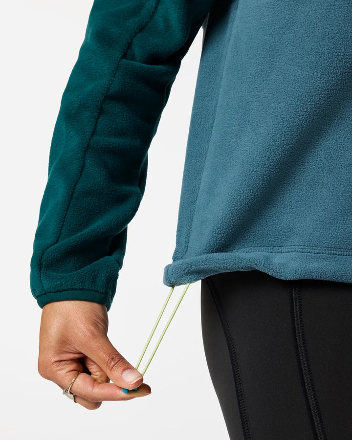 Encima Fleece Pullover - Women's - Deep Ocean and Firefly thumbnail 3