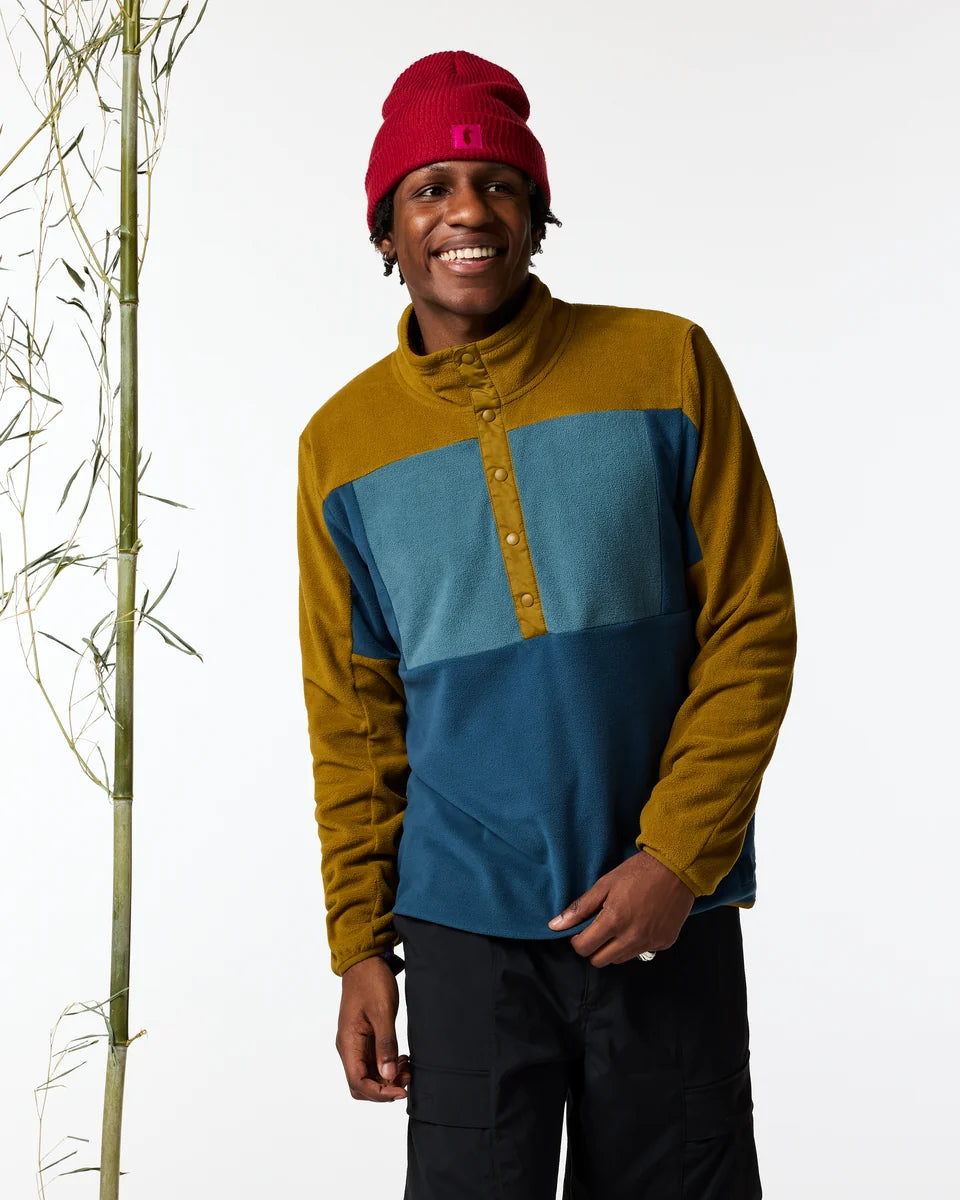 Encima Fleece Pullover - Men's - Log Cabin and Indigo