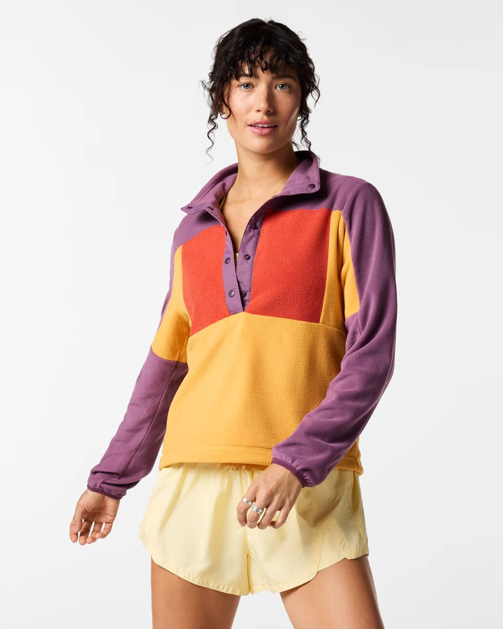 Encima Fleece Pullover - Women's - Mystic and Honeycomb thumbnail