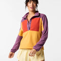 Encima Fleece Pullover - Women's - Mystic and Honeycomb