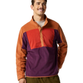 Encima Fleece Pullover - Men's - Whiskey and Acai