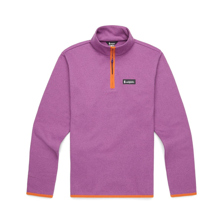 Envo Fleece Quarter-Zip Pullover - Heather Mauve thumbnail 5