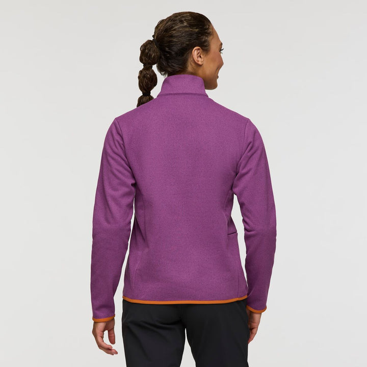 Envo Fleece Quarter-Zip Pullover - Heather Mauve thumbnail 2