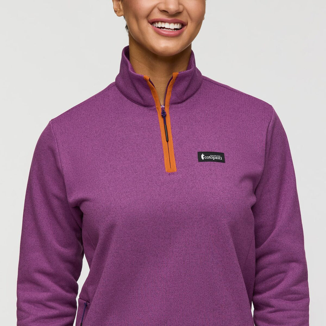 Envo Fleece Quarter-Zip Pullover - Heather Mauve 4