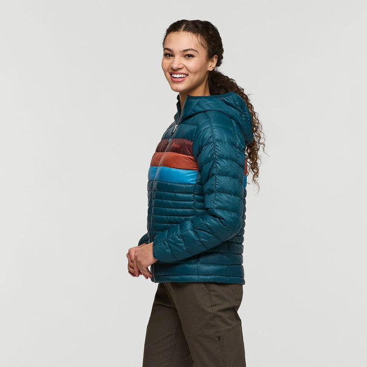 Fuego Down Hooded Jacket - Abyss Stripes thumbnail 1