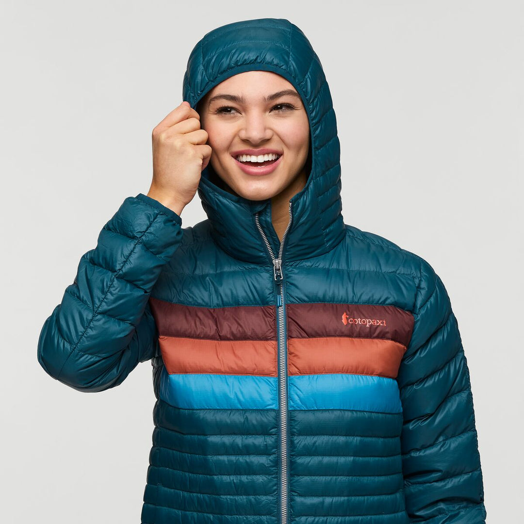 Fuego Down Hooded Jacket - Abyss Stripes 5