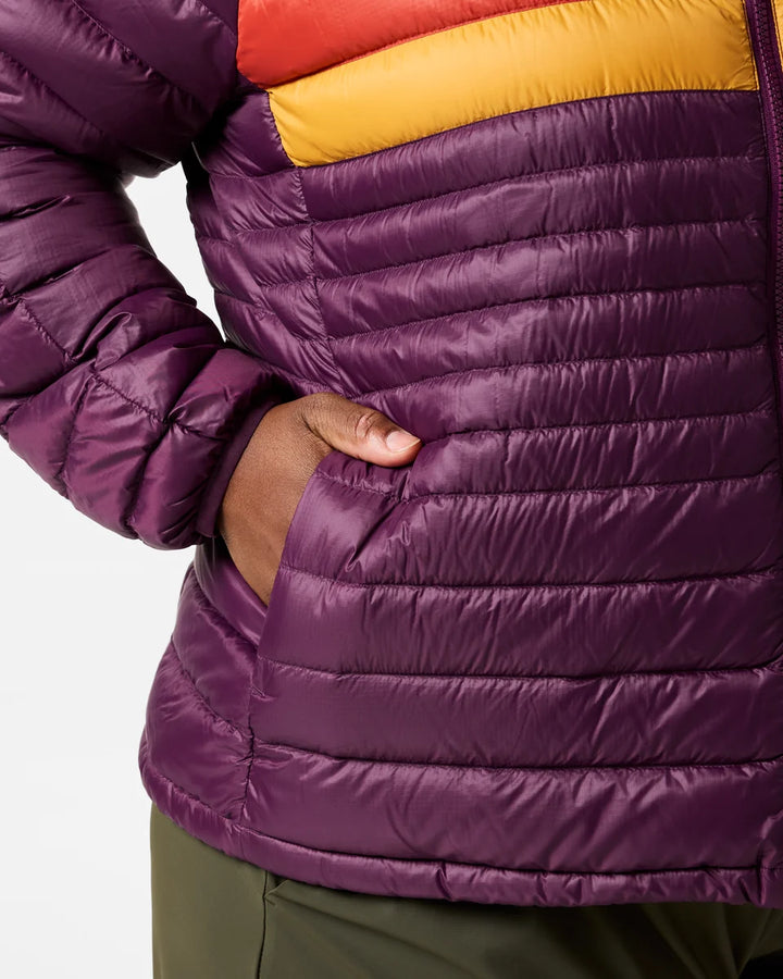 Fuego Down Hooded Jacket - Women's - Acai Stripes thumbnail 2