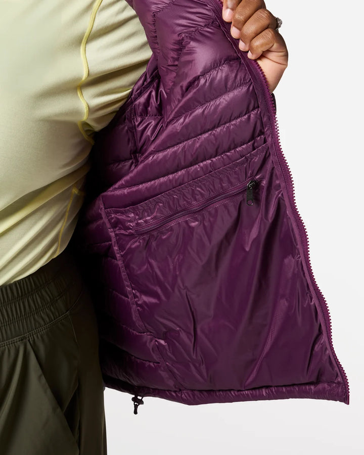Fuego Down Hooded Jacket - Women's - Acai Stripes thumbnail 4