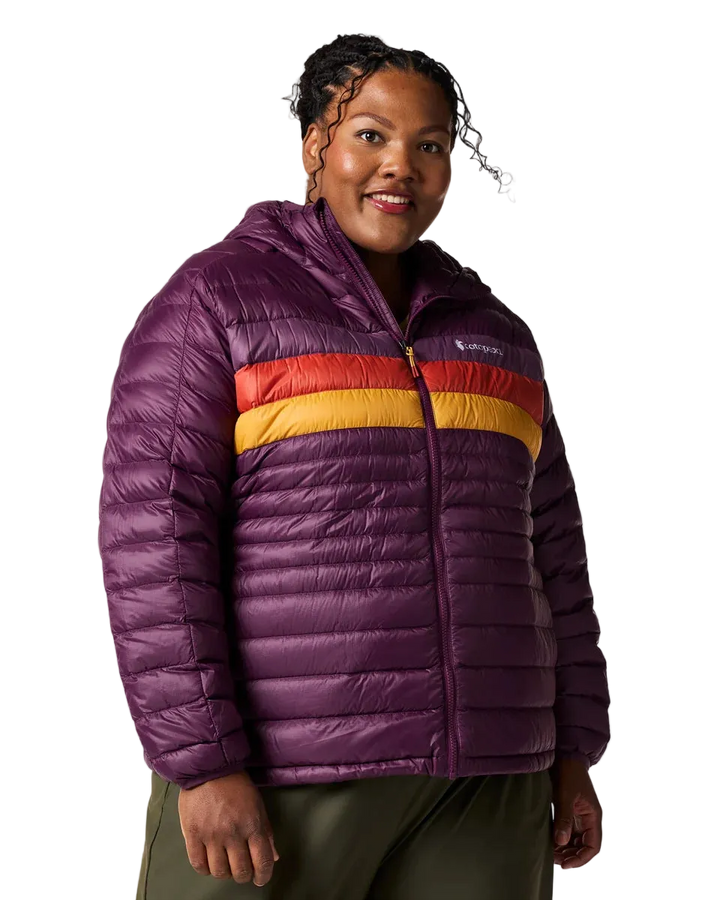 Fuego Down Hooded Jacket - Women's - Acai Stripes thumbnail