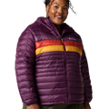 Fuego Down Hooded Jacket - Women's - Acai Stripes