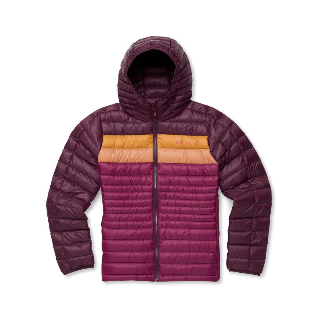 Fuego Down Hooded Jacket - Blackberry and Jam 6