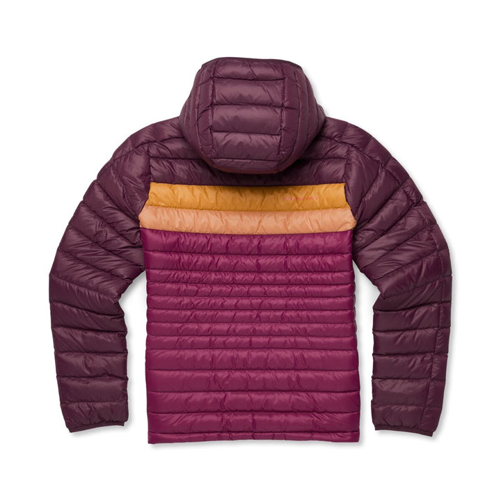 Fuego Down Hooded Jacket - Blackberry and Jam thumbnail 7