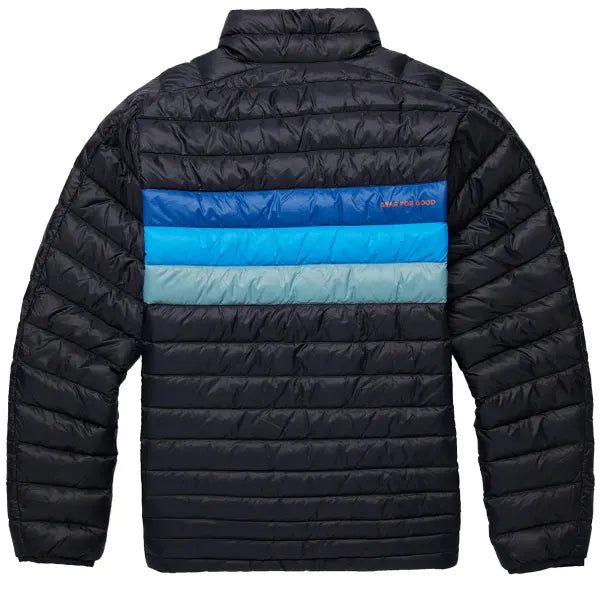 Fuego Down Jacket Black & Pacific Stripes thumbnail 3