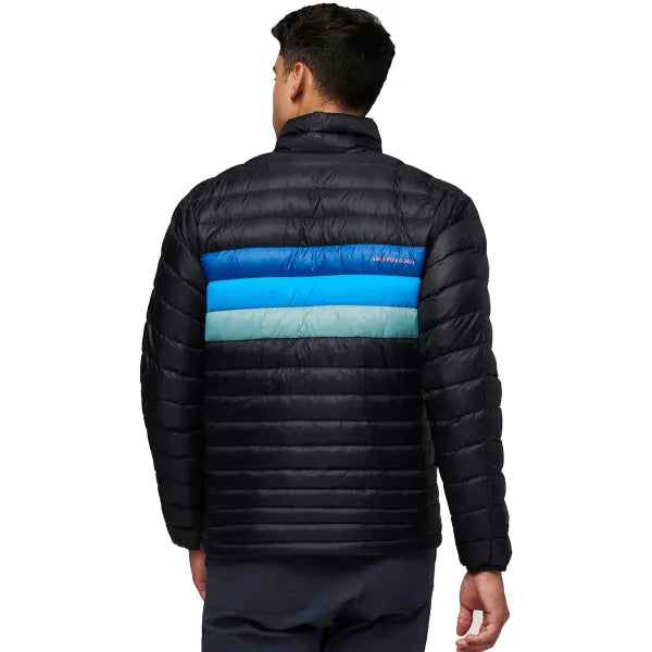 Fuego Down Jacket Black & Pacific Stripes thumbnail 1