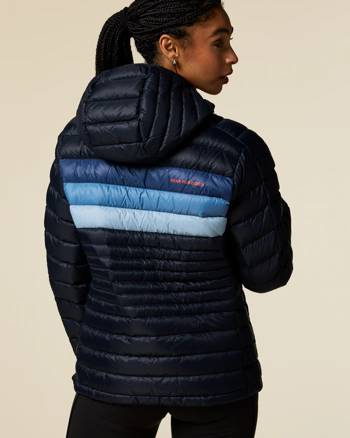 Fuego Down Hooded Jacket - Carbon Stripes thumbnail 1