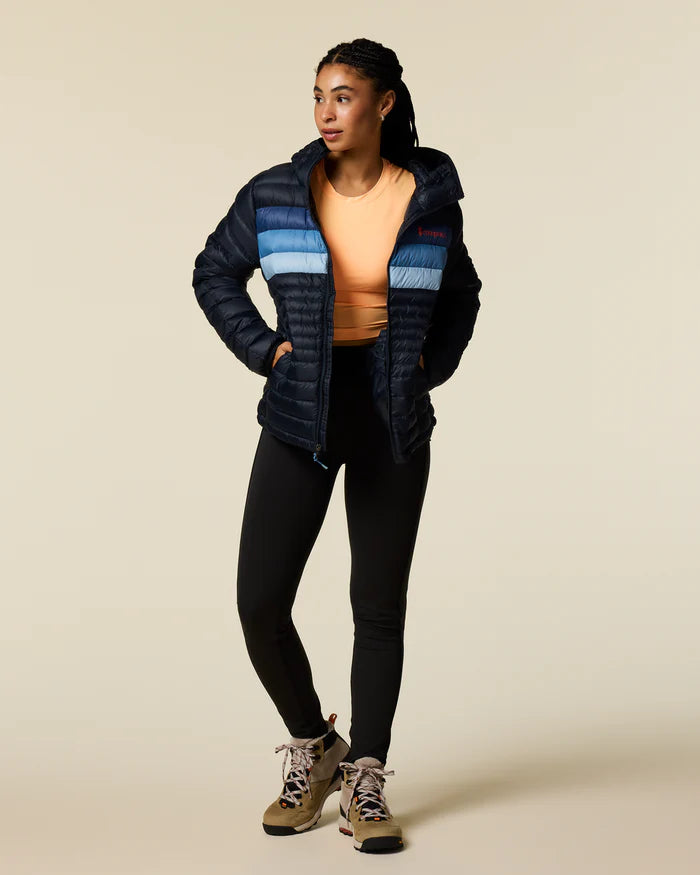 Fuego Down Hooded Jacket - Carbon Stripes thumbnail 2