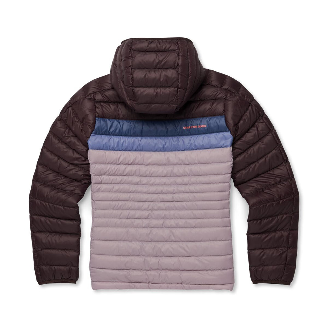 Fuego Down Hooded Jacket - Coffee and Quartz 8
