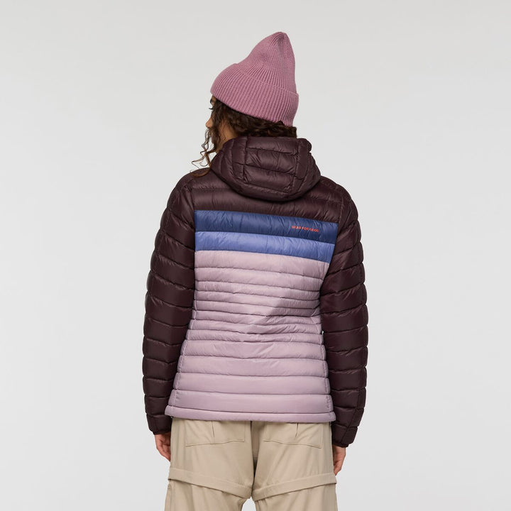 Fuego Down Hooded Jacket - Coffee and Quartz thumbnail 2