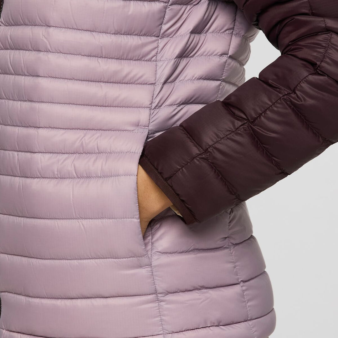Fuego Down Hooded Jacket - Coffee and Quartz 4