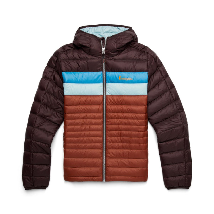Fuego Down Hooded Jacket - Coffee and Rusty thumbnail 7