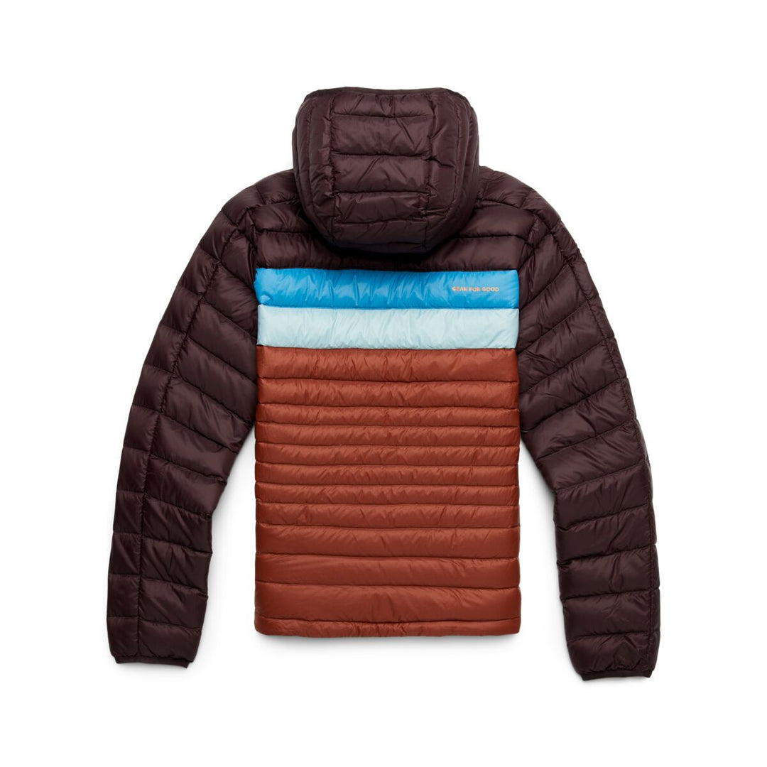 Fuego Down Hooded Jacket - Coffee and Rusty 8