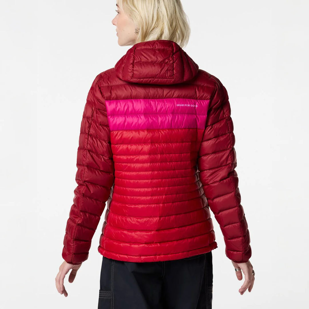 Fuego Down Hooded Jacket - Women's - Crimson and Spicy 2