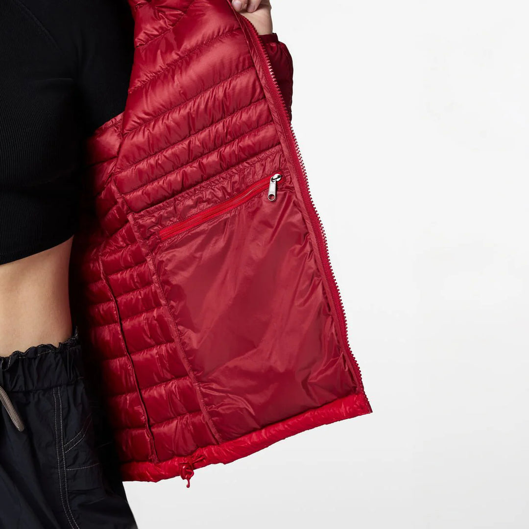 Fuego Down Hooded Jacket - Women's - Crimson and Spicy 3