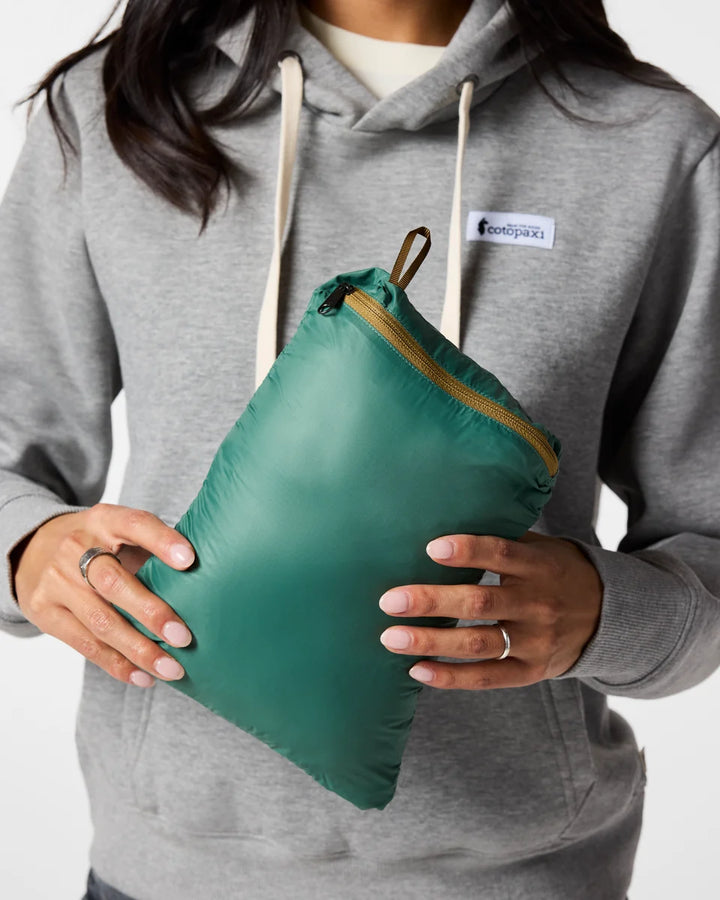 Fuego Down Hooded Jacket - Women's - Deep Ocean Block thumbnail 6