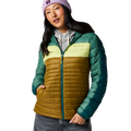 Fuego Down Hooded Jacket - Women's - Deep Ocean Block