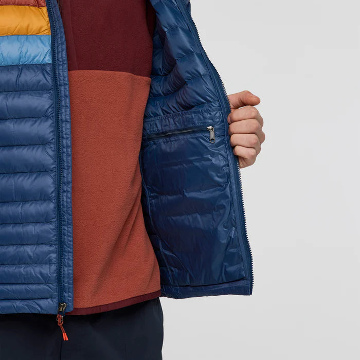Fuego Down Hooded Jacket - Deep Sea Stripes thumbnail 5