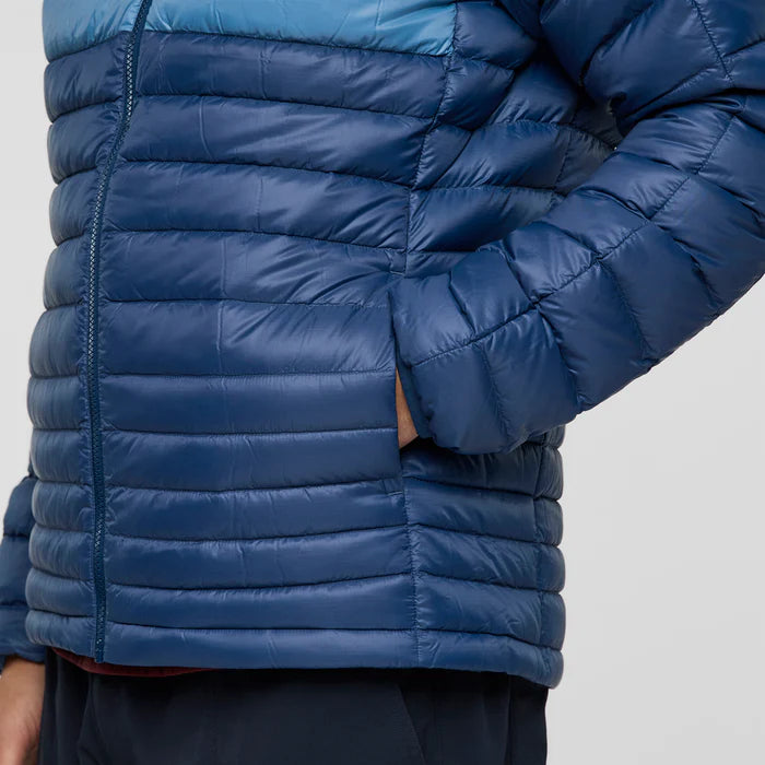 Fuego Down Hooded Jacket - Deep Sea Stripes thumbnail 6