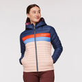 Fuego Down Hooded Jacket - Ink Rosewood