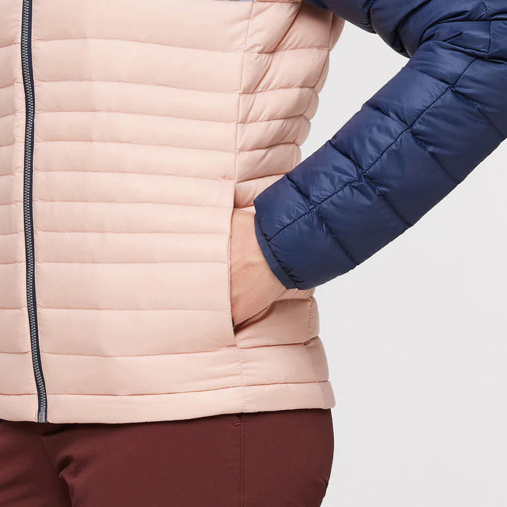 Fuego Down Hooded Jacket - Ink Rosewood thumbnail 5