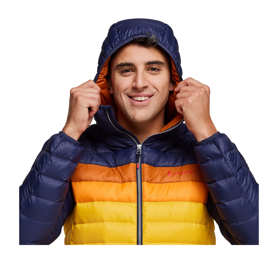 Fuego Down Hooded Jacket Maritime & Sunset 6