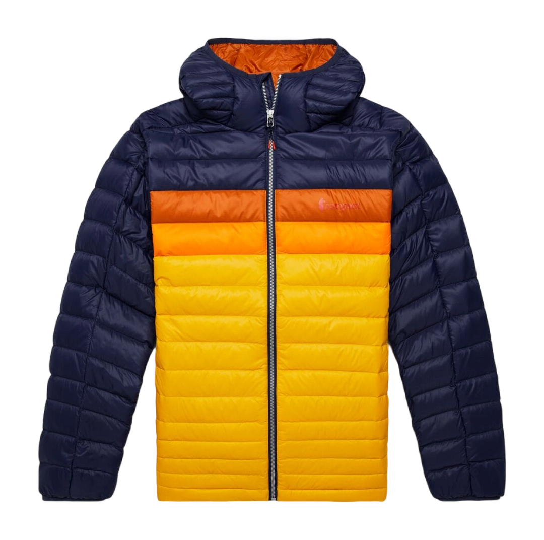 Fuego Down Hooded Jacket Maritime & Sunset 1