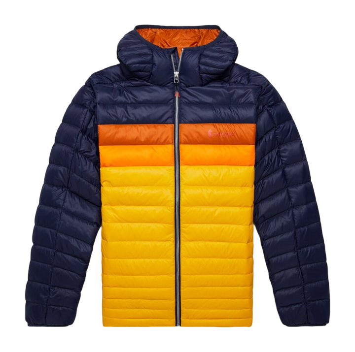 Fuego Down Hooded Jacket Maritime & Sunset thumbnail 1