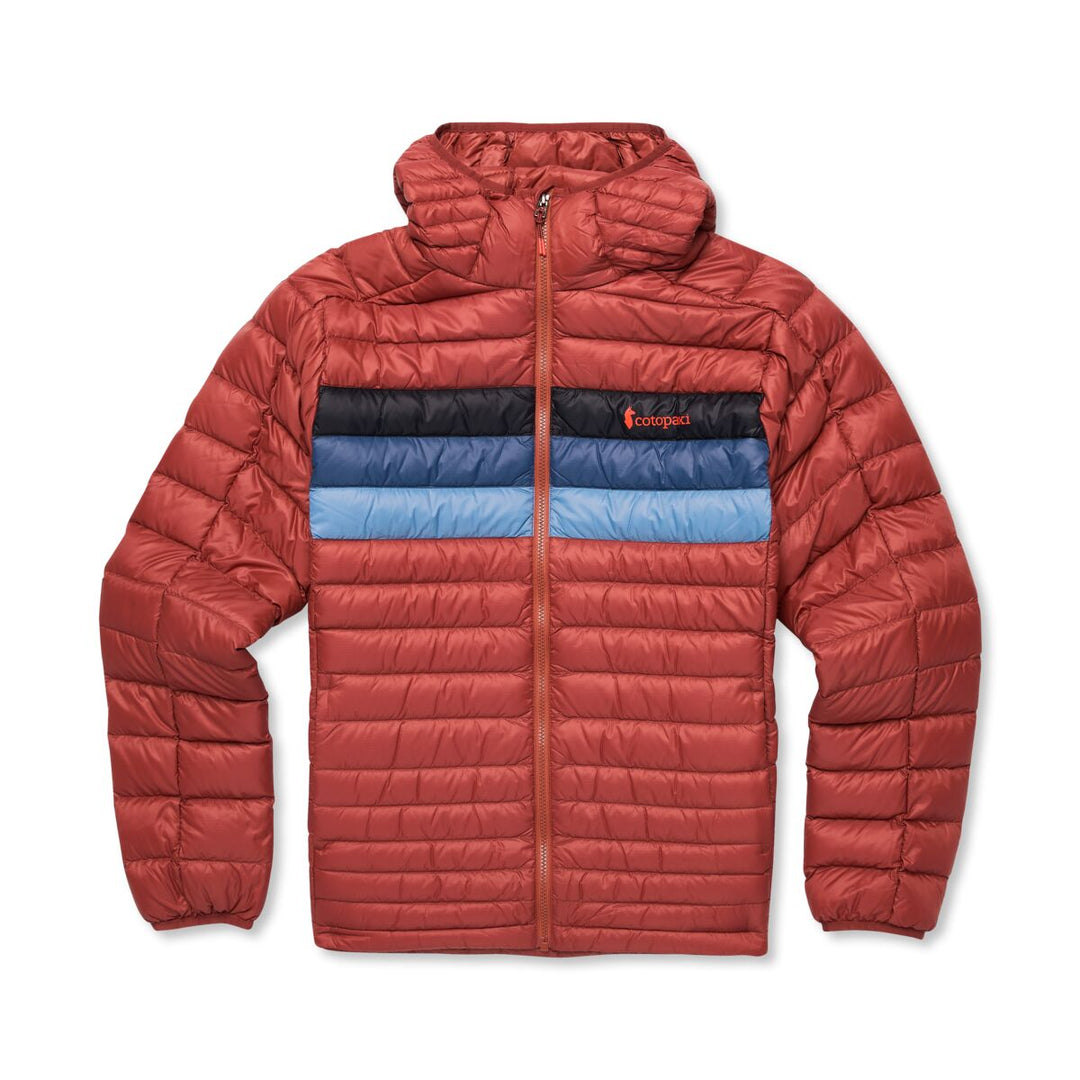 Fuego Down Hooded Jacket - Nutmeg Stripes 6