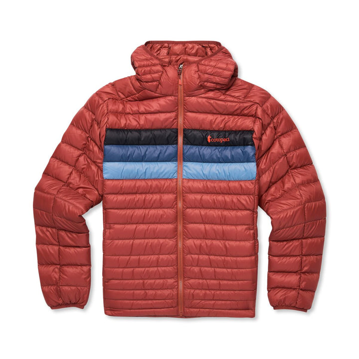 Fuego Down Hooded Jacket - Nutmeg Stripes thumbnail 6