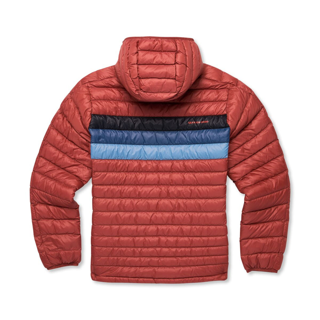 Fuego Down Hooded Jacket - Nutmeg Stripes 7