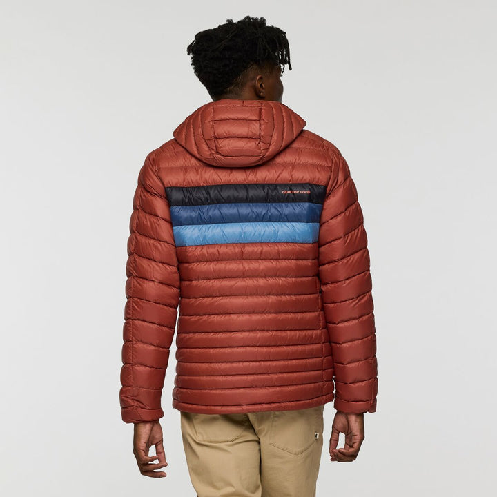 Fuego Down Hooded Jacket - Nutmeg Stripes thumbnail 2