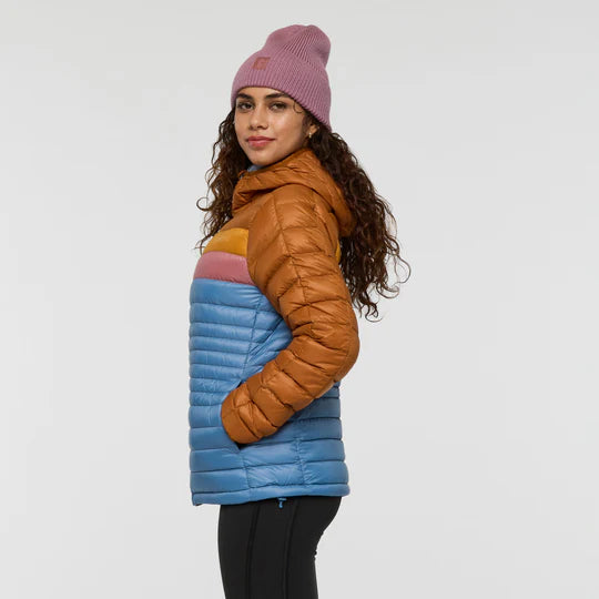 Fuego Down Hooded Jacket - Sienna and Fjord thumbnail 2