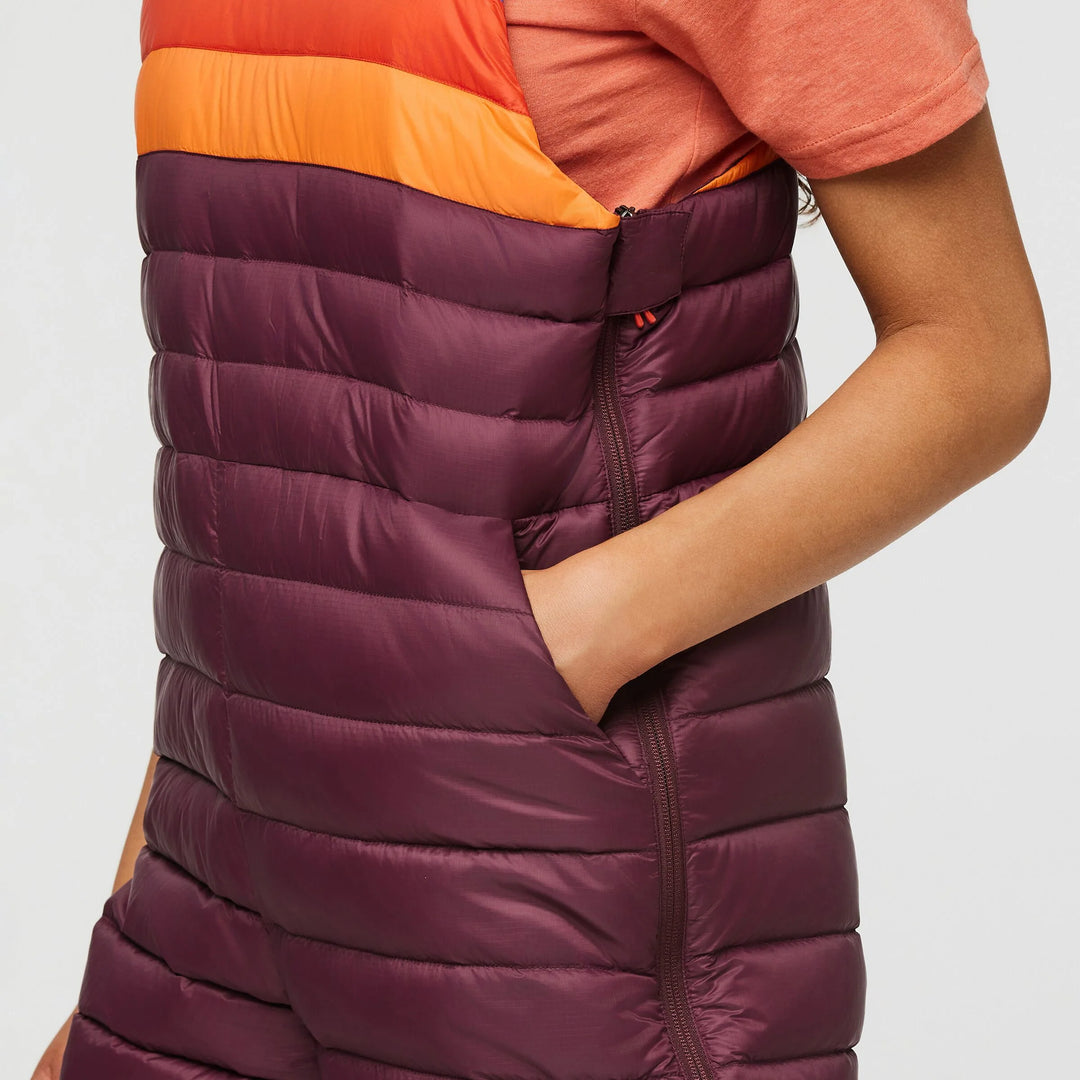 Fuego Down Overall Wine Stripes 2
