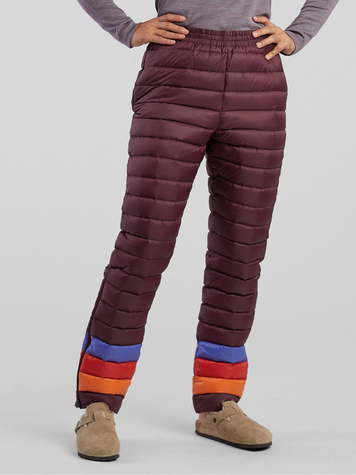 Fuego Down Pant Wine Stripes thumbnail