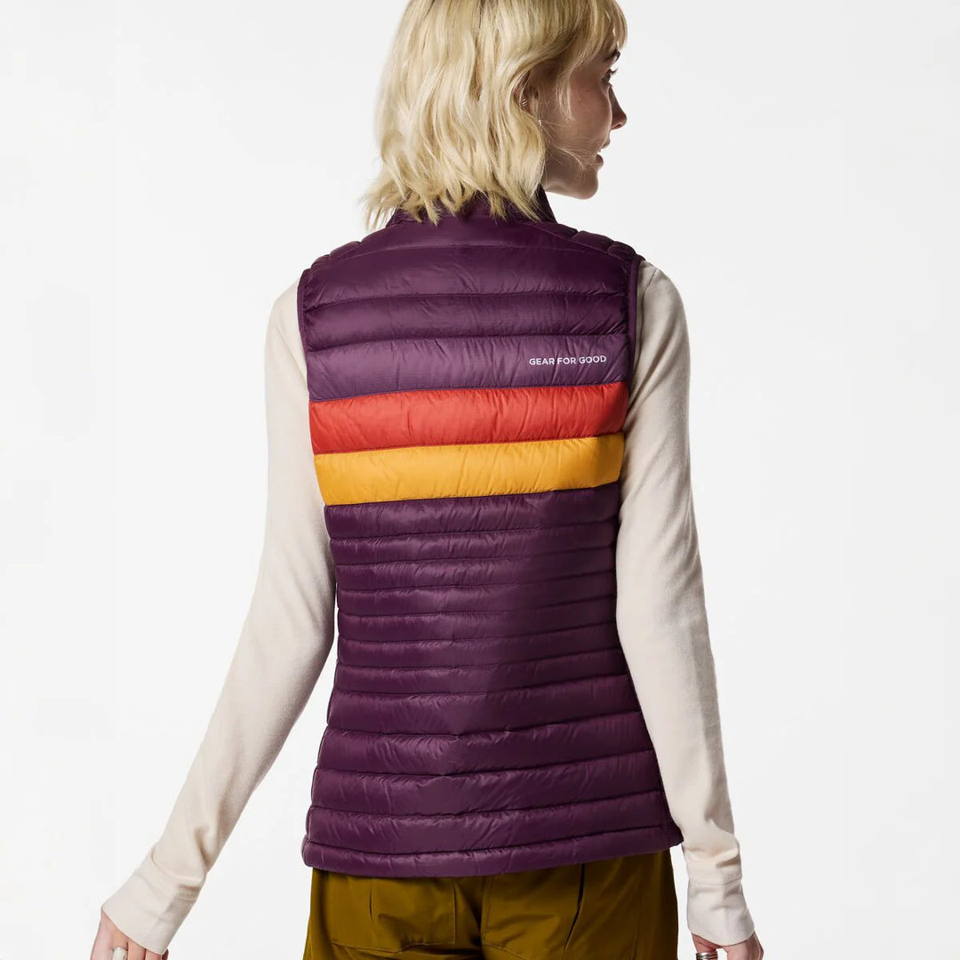 Fuego Down Vest - Women's - Acai Stripes 2