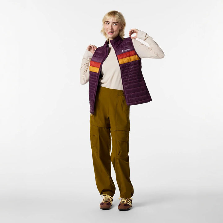 Fuego Down Vest - Women's - Acai Stripes thumbnail 3