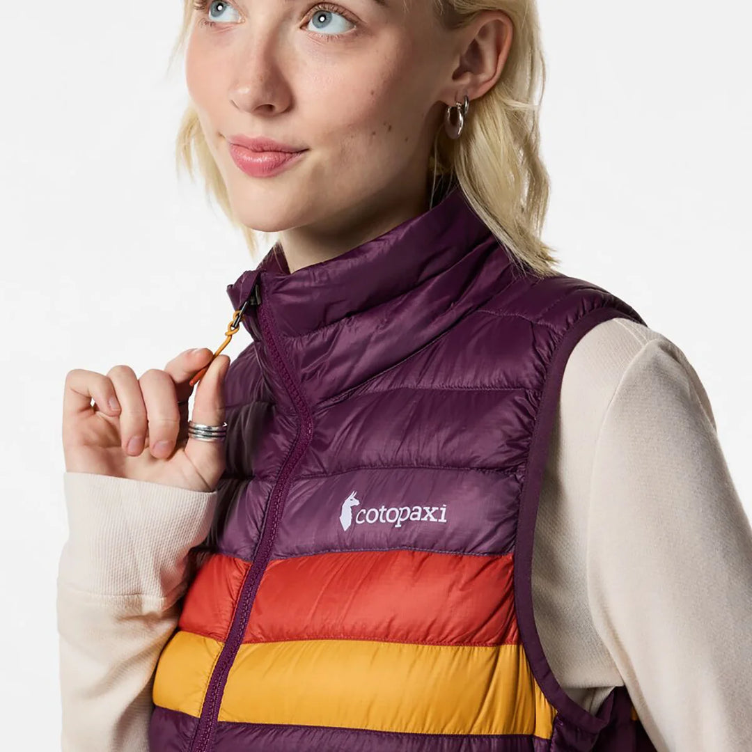 Fuego Down Vest - Women's - Acai Stripes 5