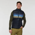 Fuego Down Vest - Carbon Stripes