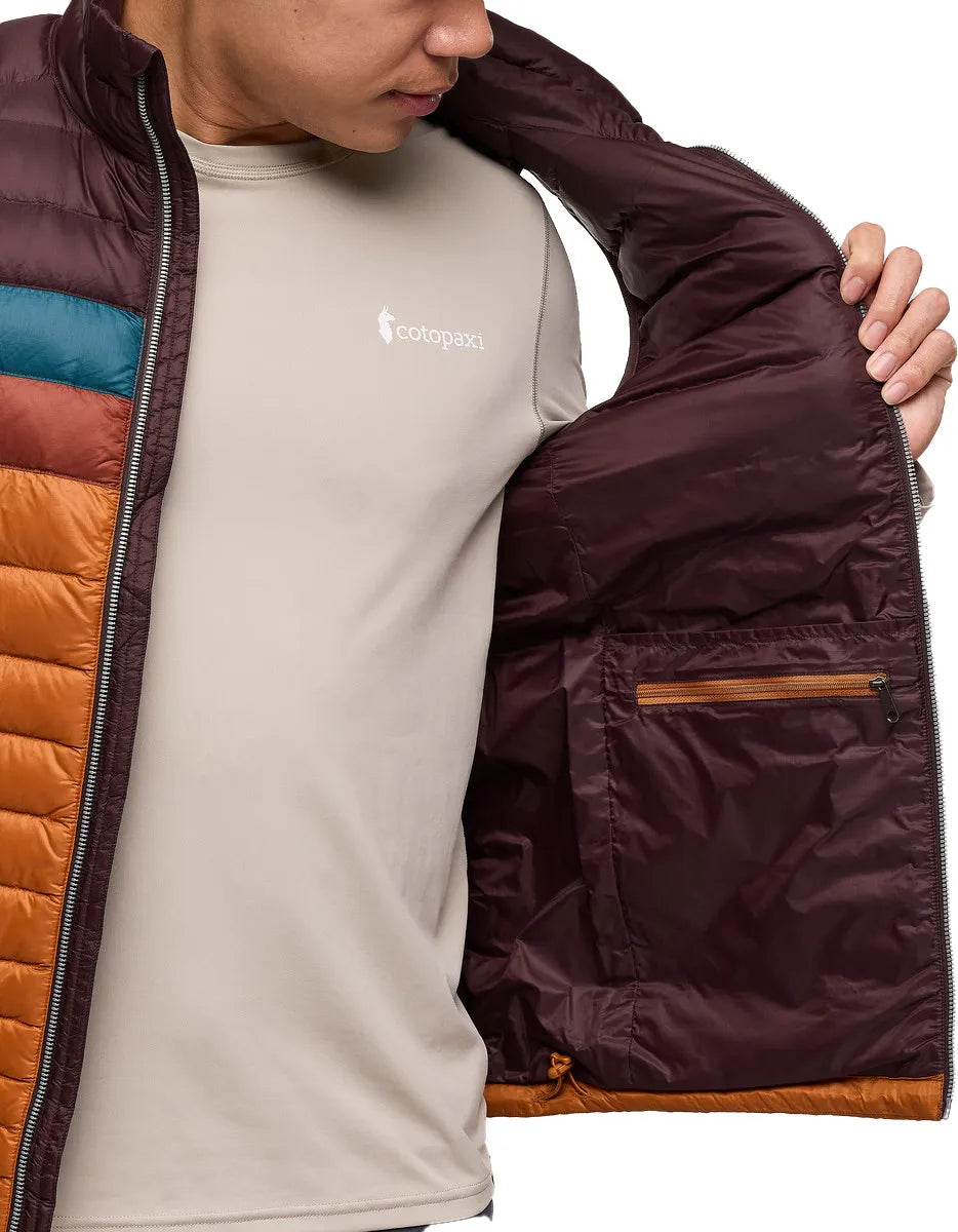 Fuego Down Vest Coffee and Sienna 6
