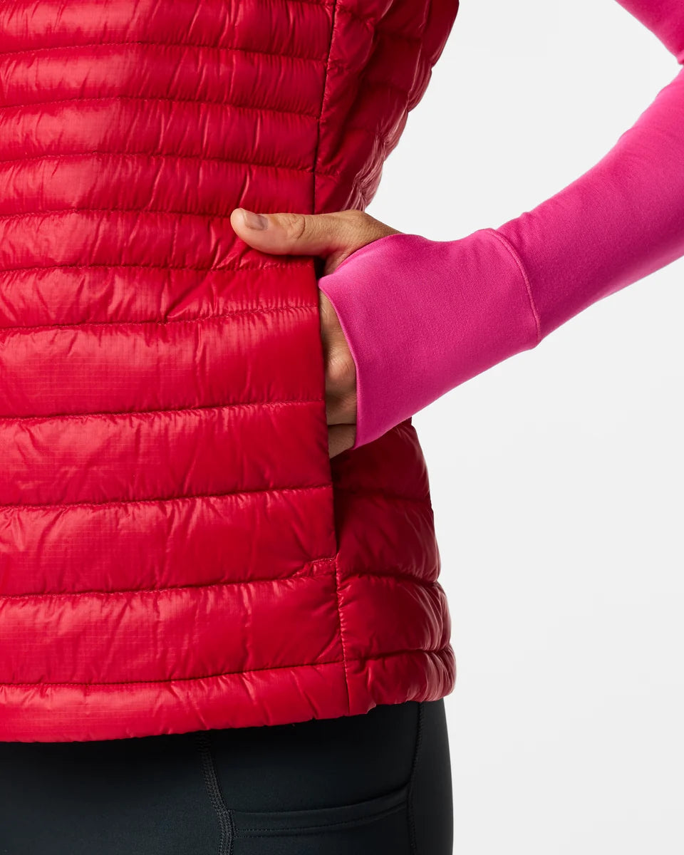 Fuego Down Vest - Women's - Crimson and Spicy 4